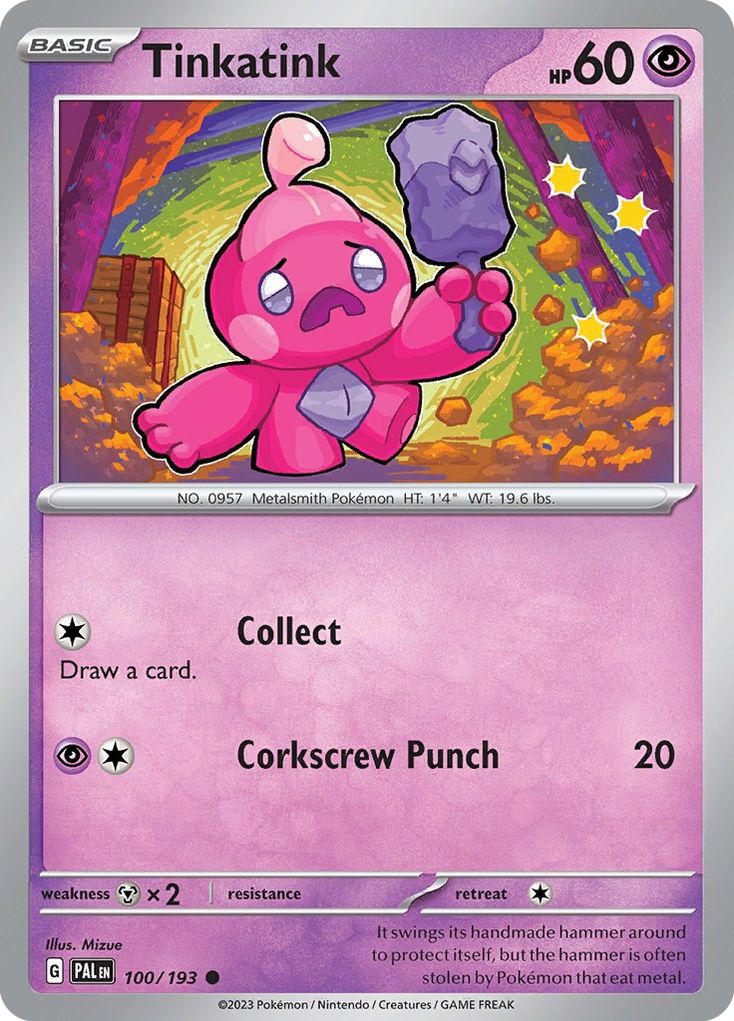 Tinkatink - 100/193 - Normal - NM - Common - Paldea Evolved