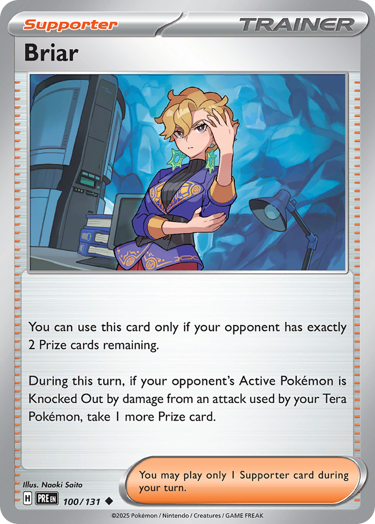 Briar - 100/131 - Normal - NM - Uncommon - Prismatic Evolutions