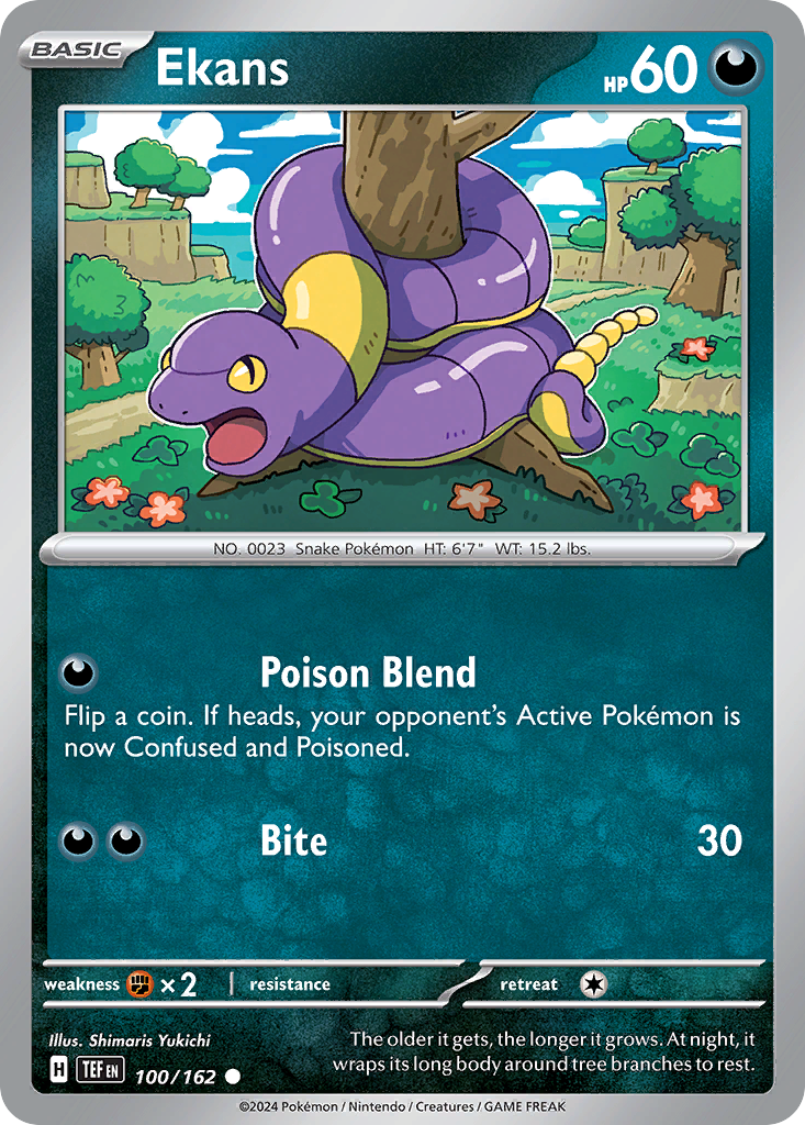 Ekans - 100/162 - Normal - NM - Common - Temporal Forces