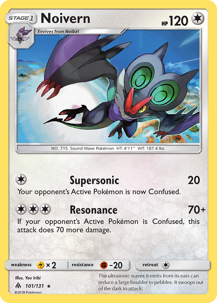 Noivern - 101/131 - Normal - NM - Rare - Forbidden Light
