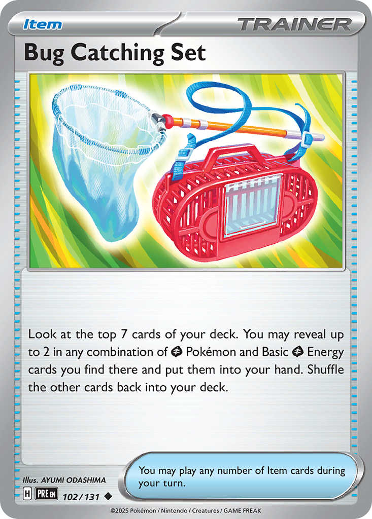 Bug Catching Set - 102/131 - Normal - NM - Uncommon - Prismatic Evolutions
