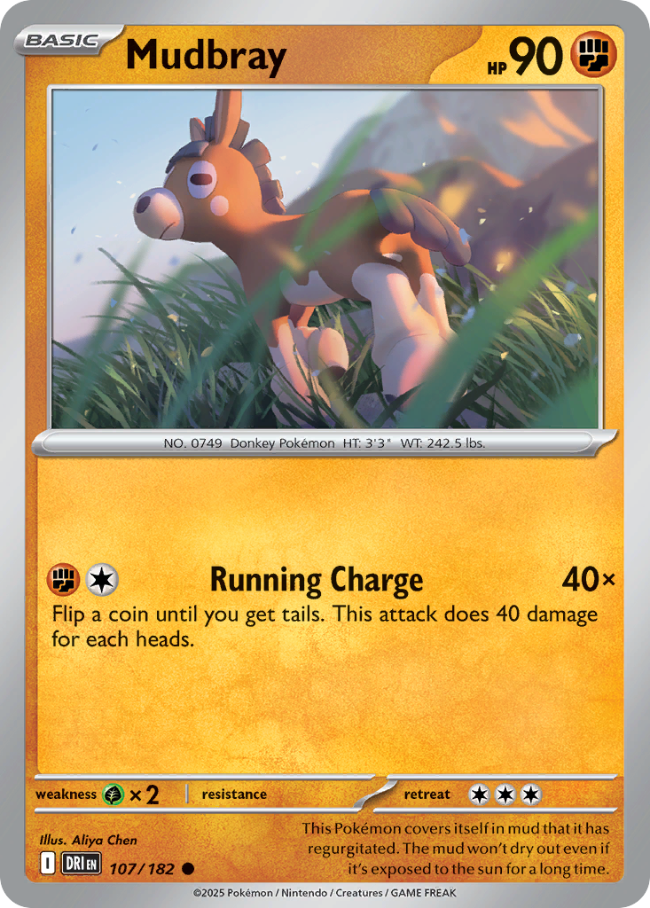 Mudbray - 107/182 - Reverse Holofoil - NM - Common - Destined Rivals