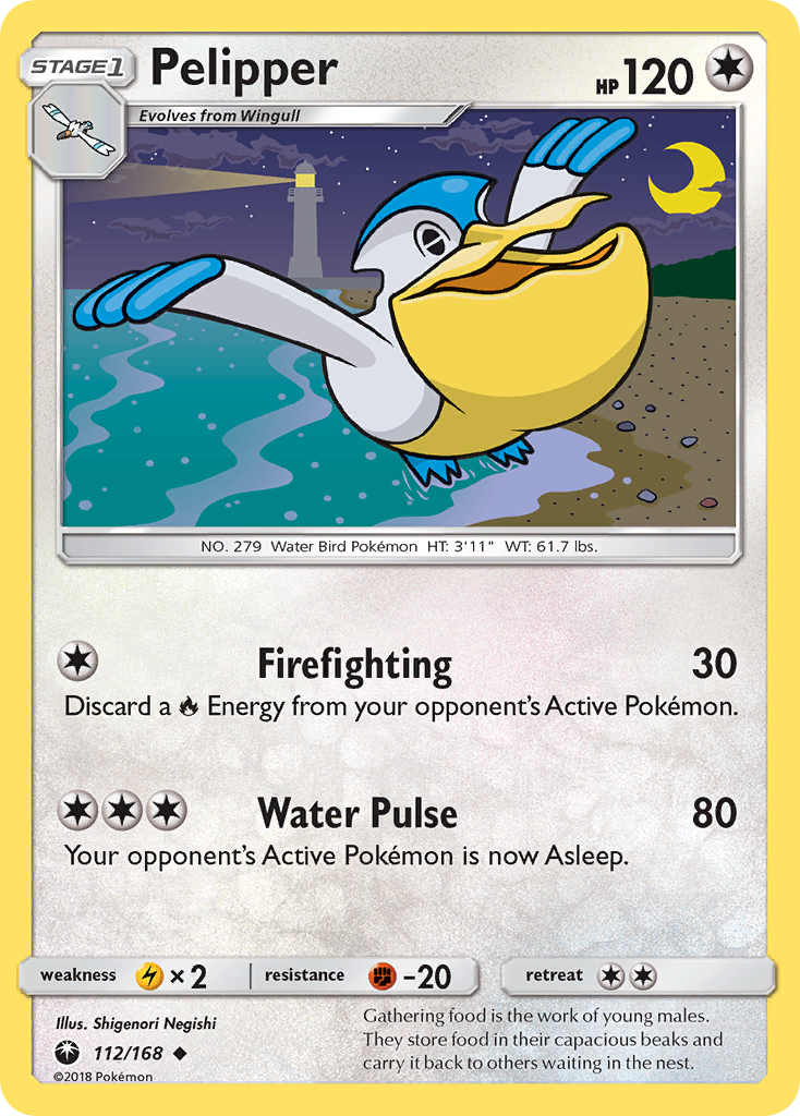 Pelipper - 112/168 - Normal - NM - Uncommon - Celestial Storm