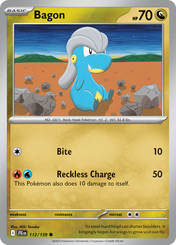 Bagon - 112/159 - Normal - NM - Common - Journey Together