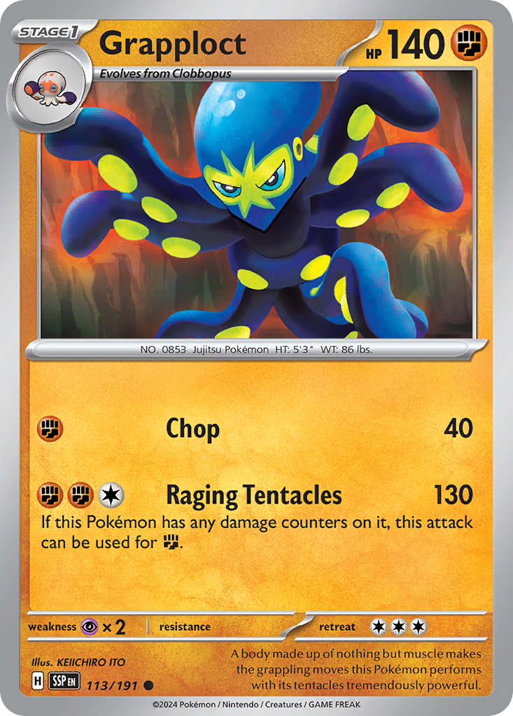Grapploct - 113/191 - Normal - NM - Common - Surging Sparks