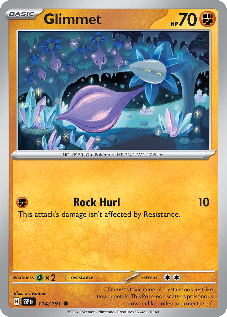 Glimmet - 114/191 - Normal - NM - Common - Surging Sparks