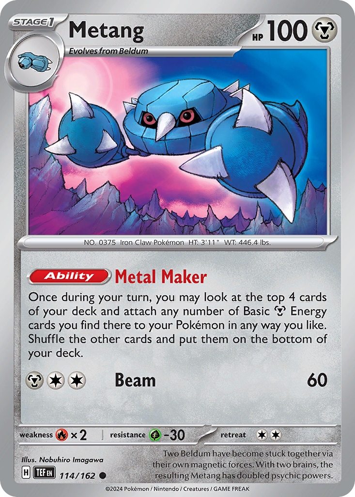 Metang - 114/162 - Normal - NM - Common - Temporal Forces