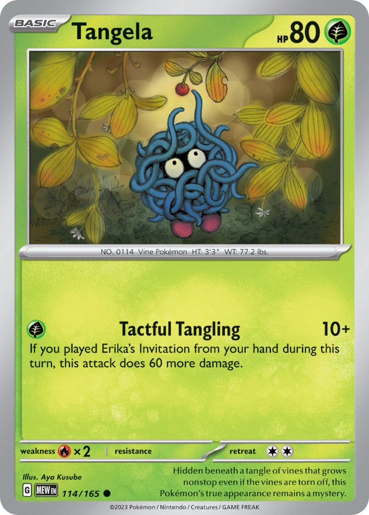 Tangela - 114/165 - Normal - NM - Common - 151
