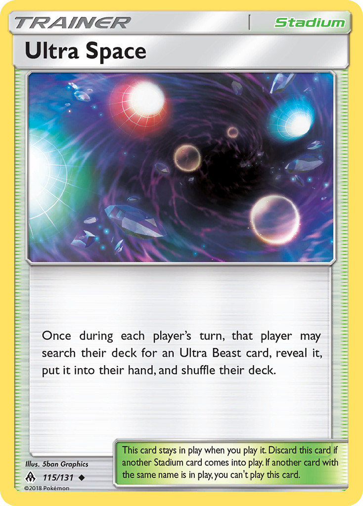 Ultra Space - 115/131 - Normal - NM - Uncommon - Forbidden Light