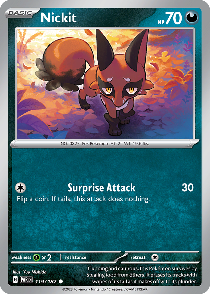 Nickit - 119/182 - Normal - NM - Common - Paradox Rift