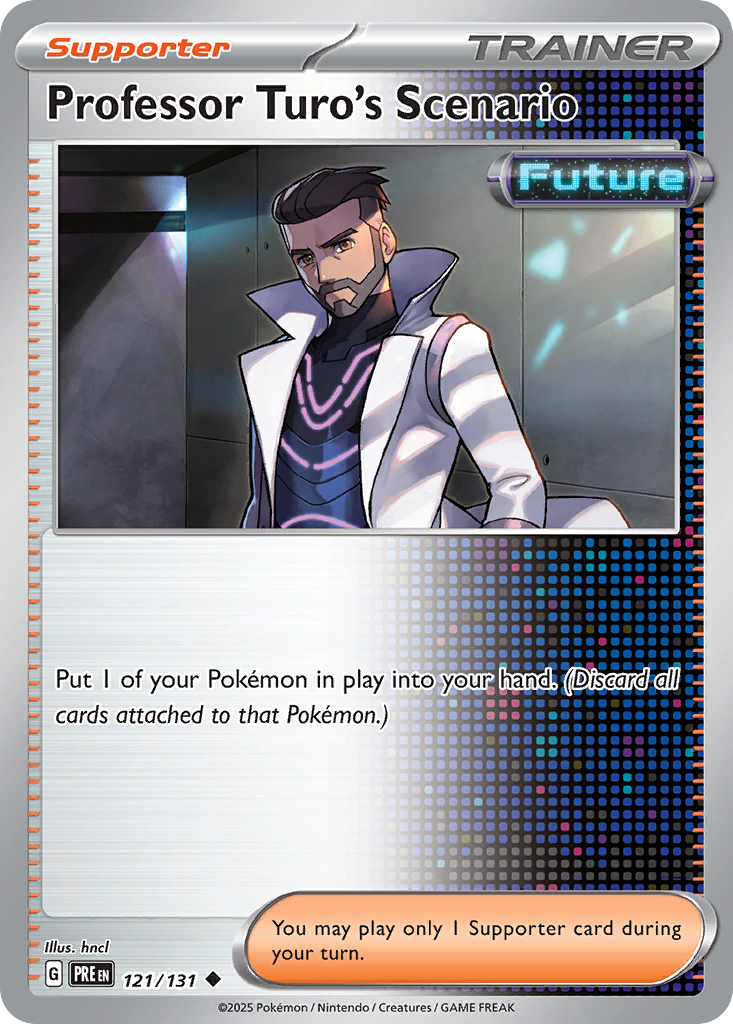 Professor Turo's Scenario - 121/131 - Reverse Holofoil - NM - Uncommon - Prismatic Evolutions
