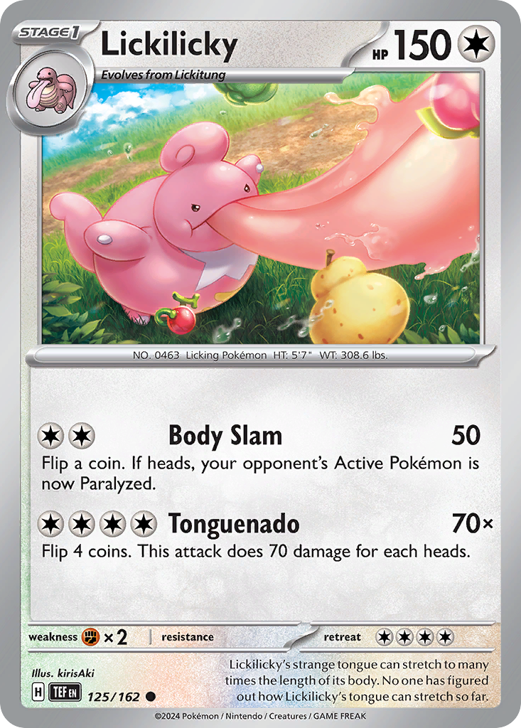 Lickilicky - 125/162 - Normal - NM - Common - Temporal Forces