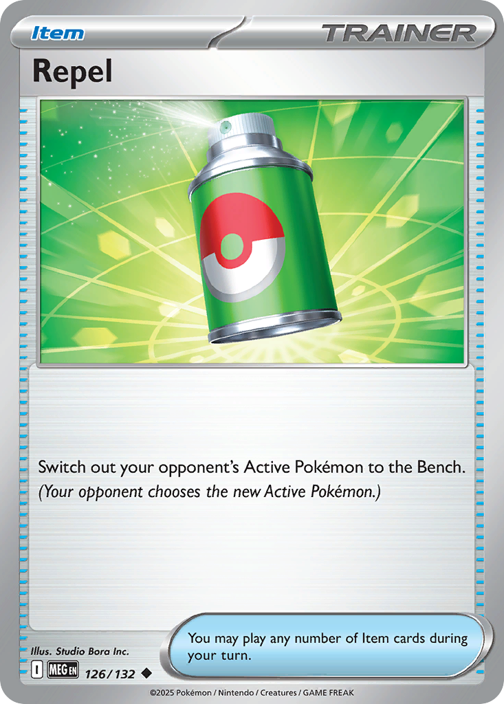 Repel - 126/132 - Normal - NM - Uncommon - Mega Evolution