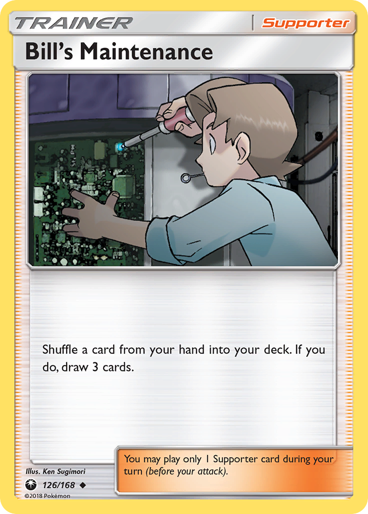 Bill's Maintenance - 126/168 - Normal - NM - Uncommon - Celestial Storm