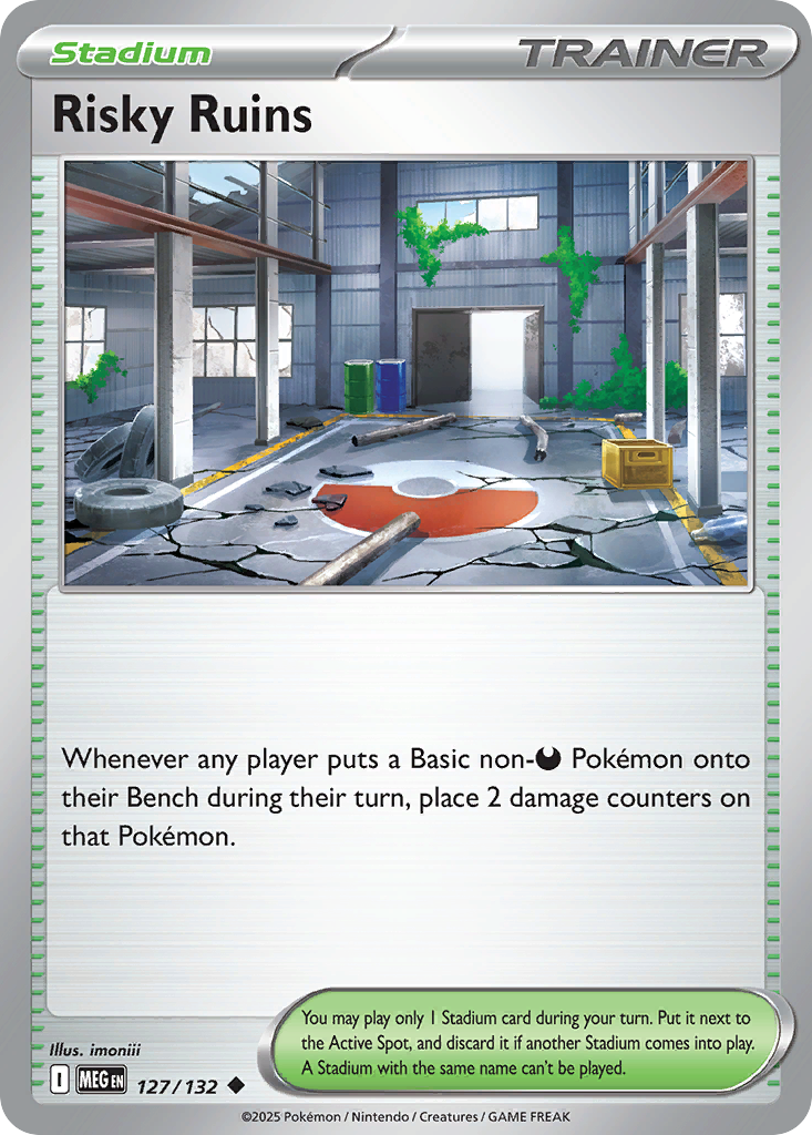 Risky Ruins - 127/132 - Normal - NM - Uncommon - Mega Evolution