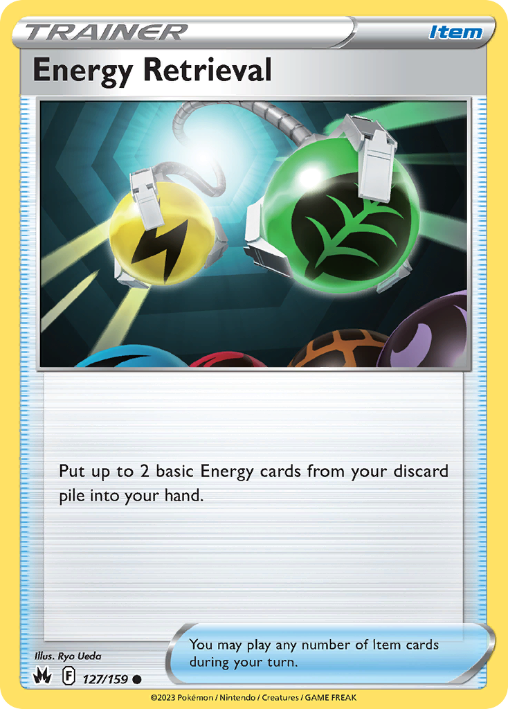 Energy Retrieval - 127/159 - Normal - NM - Common - Crown Zenith