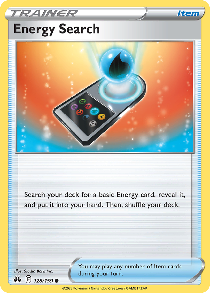 Energy Search - 128/159 - Normal - NM - Common - Crown Zenith