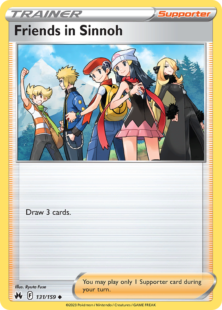 Friends in Sinnoh - 131/159 - Normal - NM - Uncommon - Crown Zenith