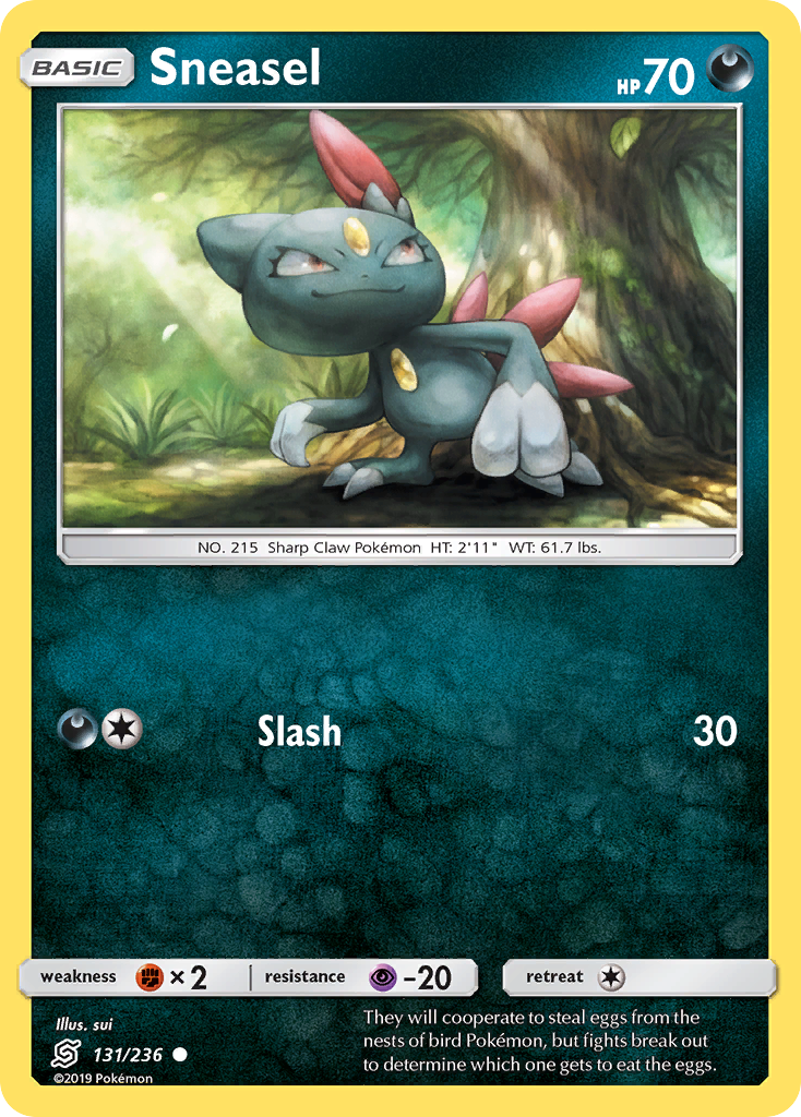 Sneasel - 131/236 - Normal - NM - Common - Unified Minds