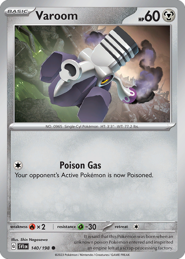 Varoom - 140/198 - Reverse Holofoil - NM - Common - Scarlet & Violet