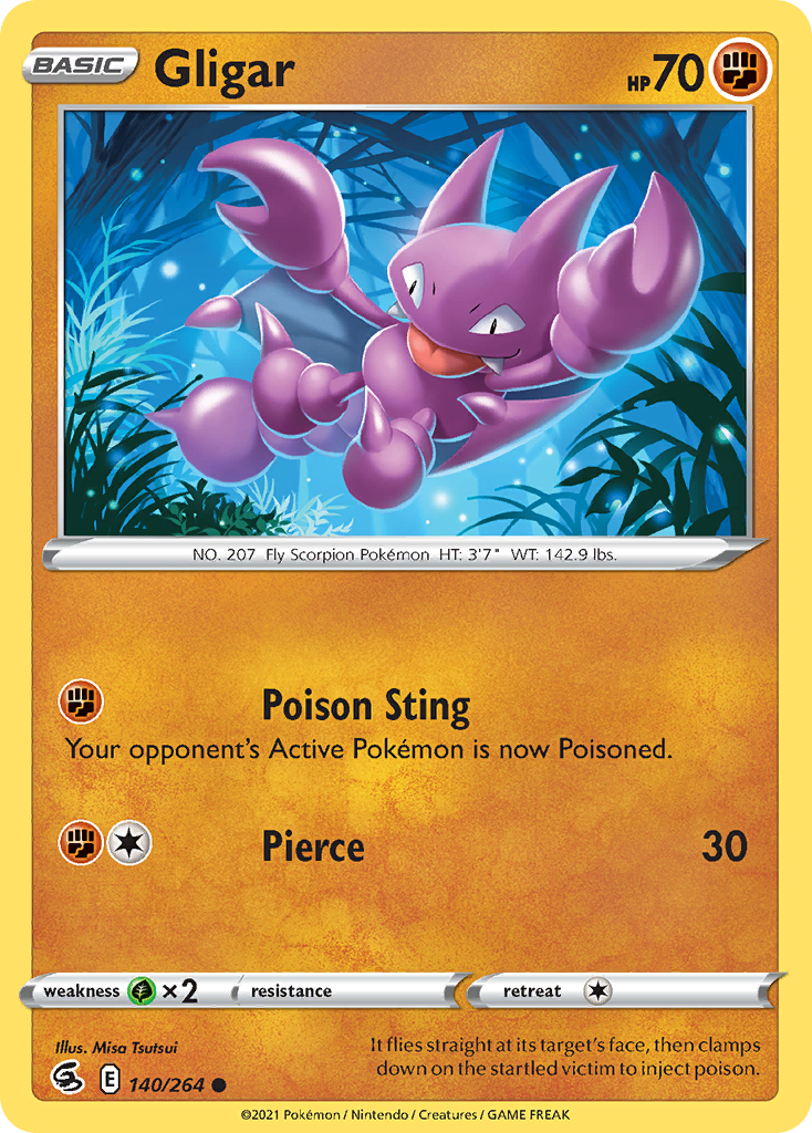 Gligar - 140/264 - Normal - NM - Common - Fusion Strike