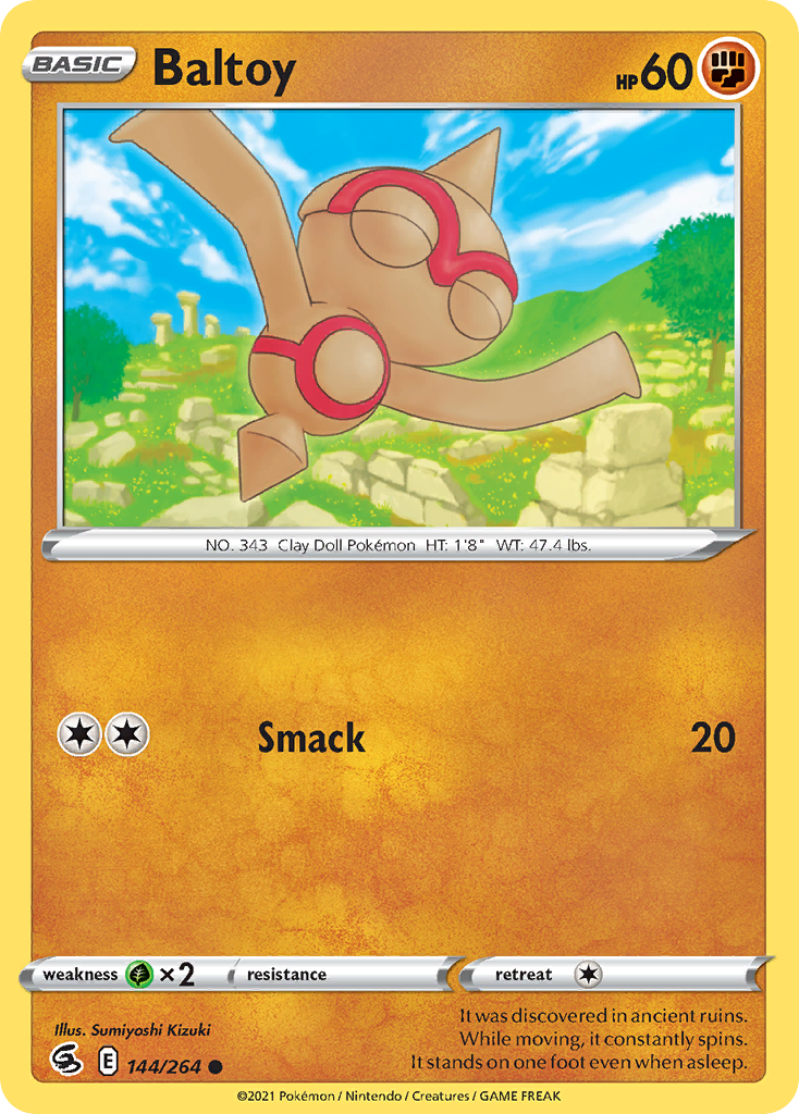 Baltoy - 144/264 - Normal - NM - Common - Fusion Strike