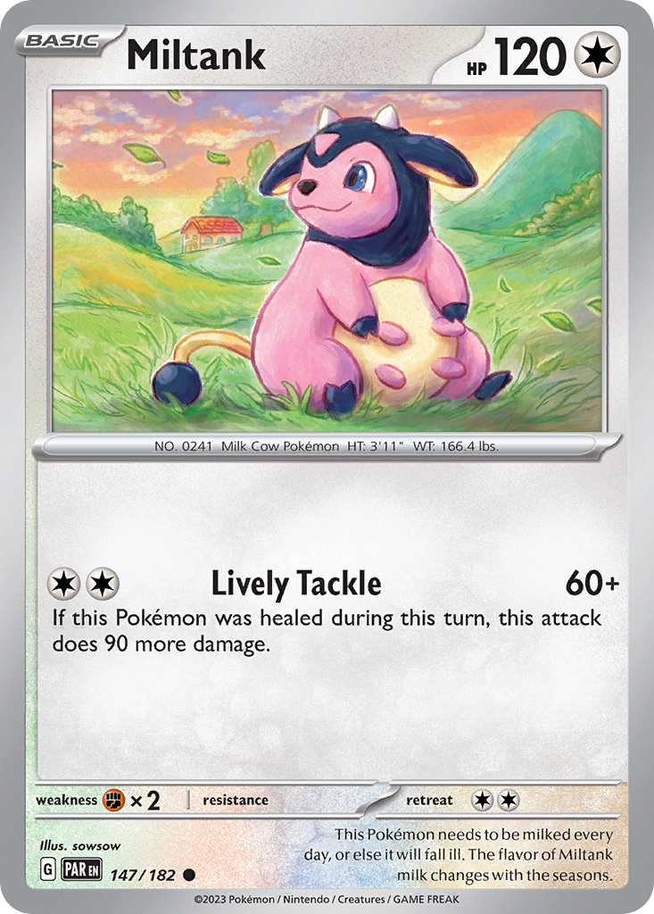 Miltank - 147/182 - Normal - NM - Common - Paradox Rift