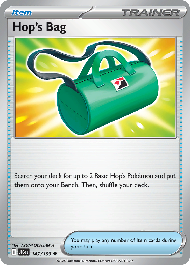 Hop's Bag - 147/159 - Normal - NM - Uncommon - Journey Together