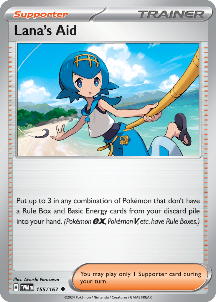Lana's Aid - 155/167 - Normal - NM - Uncommon - Twilight Masquerade