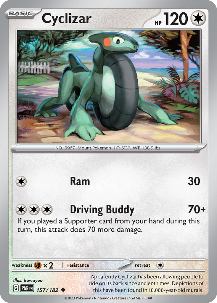 Cyclizar - 157/182 - Normal - NM - Uncommon - Paradox Rift