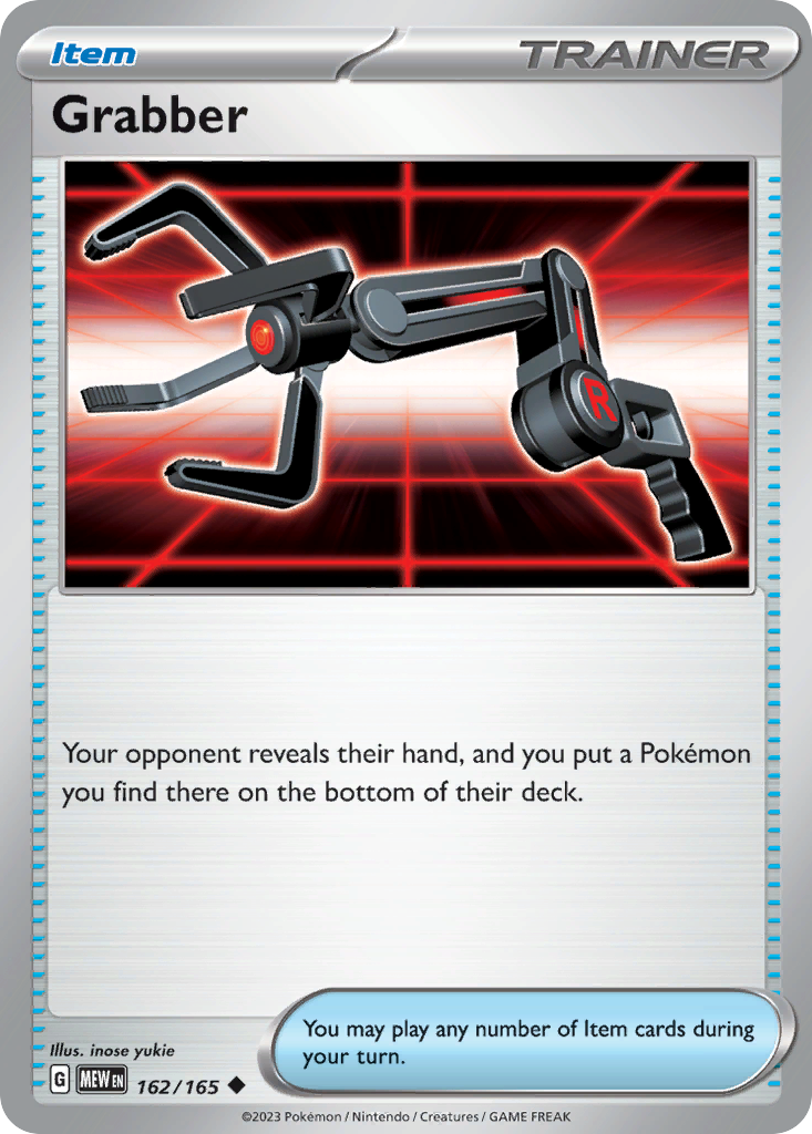 Grabber - 162/165 - Normal - NM - Uncommon - 151