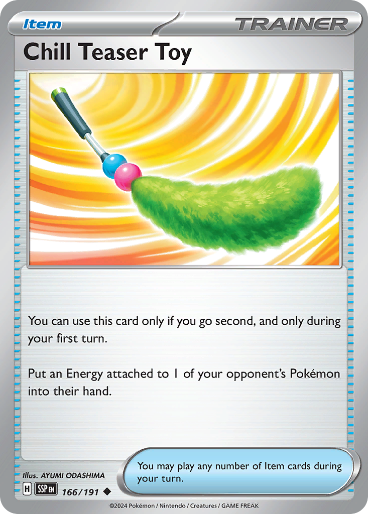Chill Teaser Toy - 166/191 - Normal - NM - Uncommon - Surging Sparks