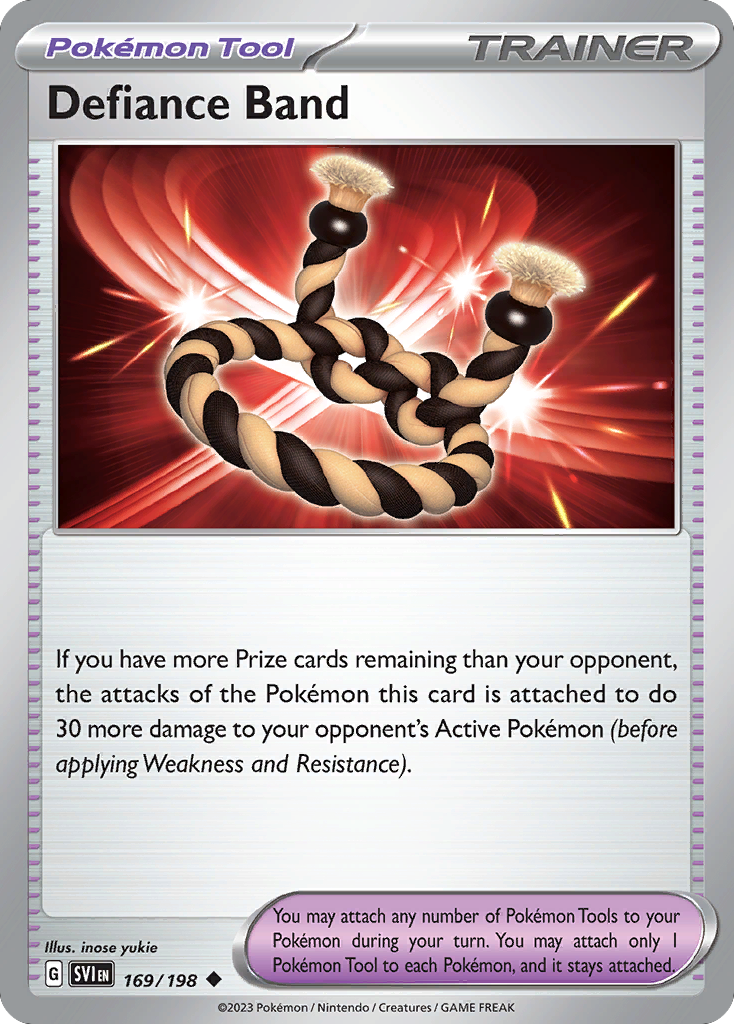 Defiance Band - 169/198 - Normal - NM - Uncommon - Scarlet & Violet