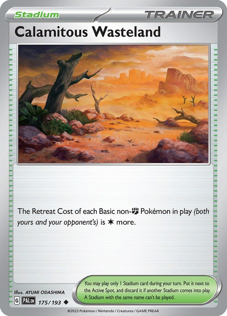 Calamitous Wasteland - 175/193 - Normal - NM - Uncommon - Paldea Evolved