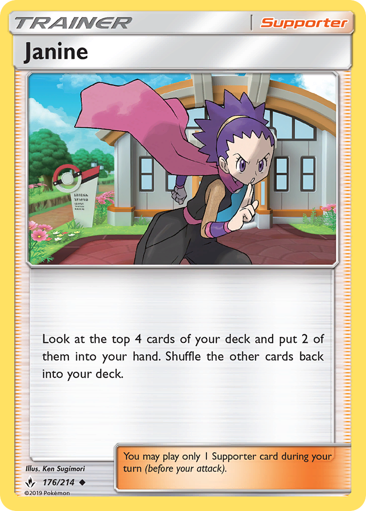 Janine - 176/214 - Normal - NM - Uncommon - Unbroken Bonds