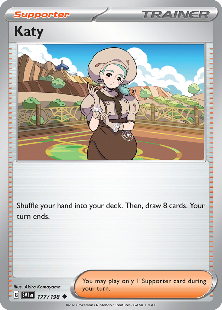 Katy - 177/198 - Normal - NM - Uncommon - Scarlet & Violet