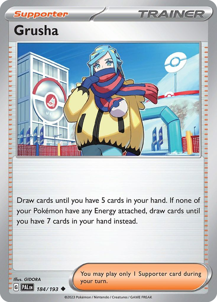 Grusha - 184/193 - Normal - NM - Uncommon - Paldea Evolved