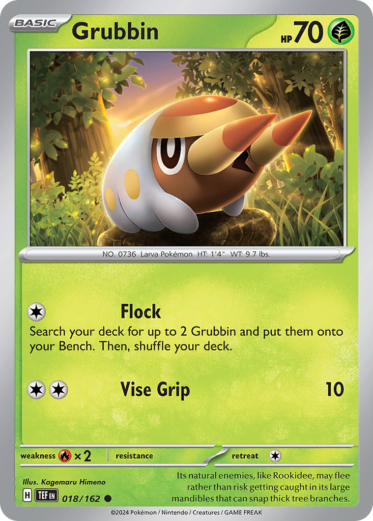 Grubbin - 18/162 - Normal - NM - Common - Temporal Forces