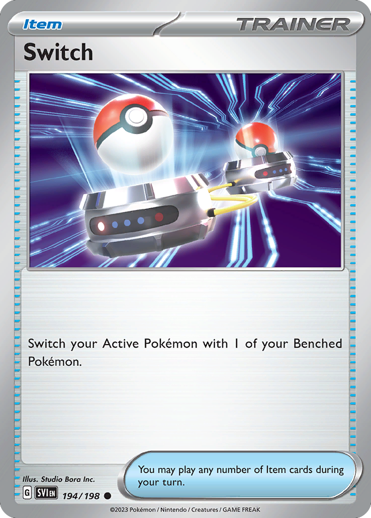 Switch - 194/198 - Reverse Holofoil - NM - Common - Scarlet & Violet