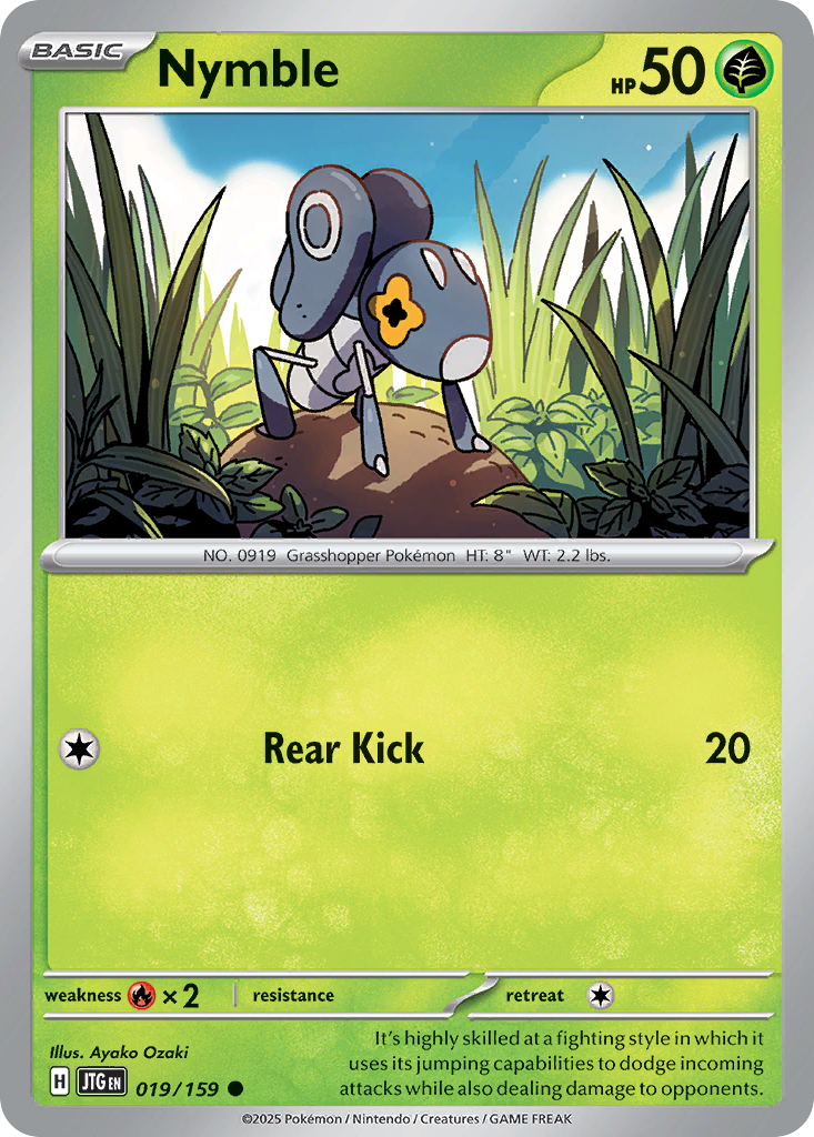 Nymble - 19/159 - Normal - NM - Common - Journey Together