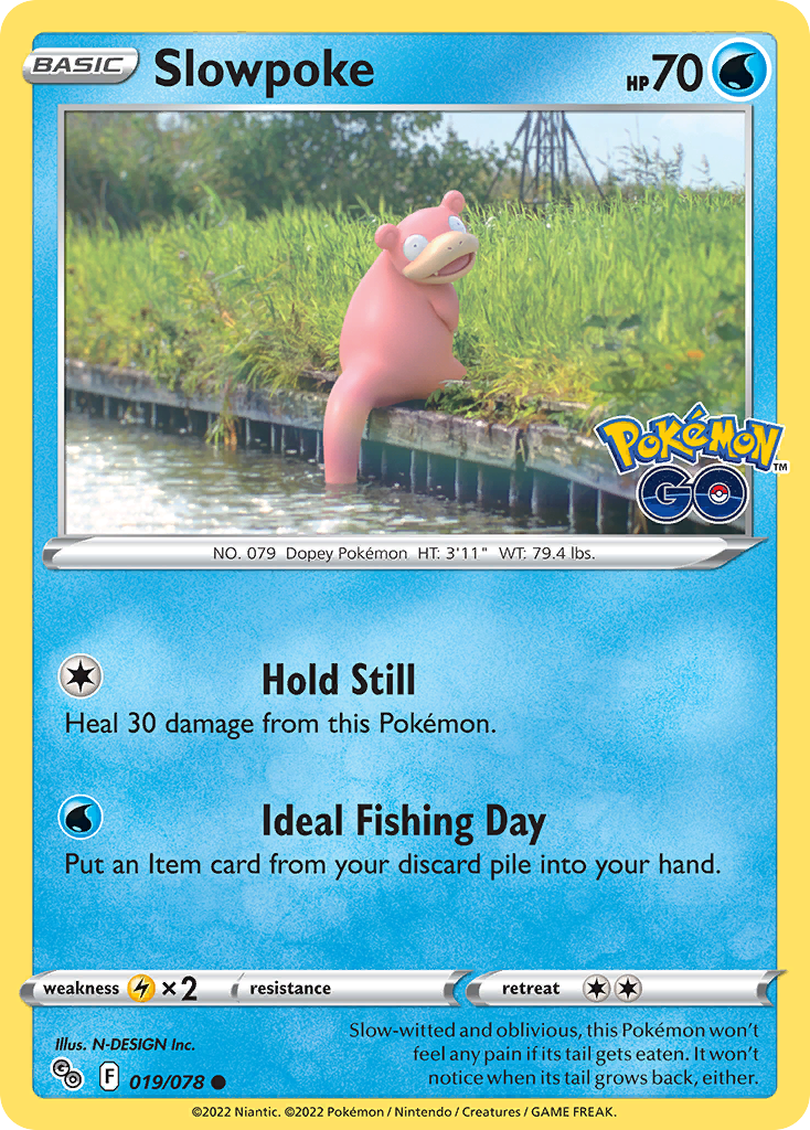 Slowpoke - 19/78 - Normal - NM - Common - Pokémon GO