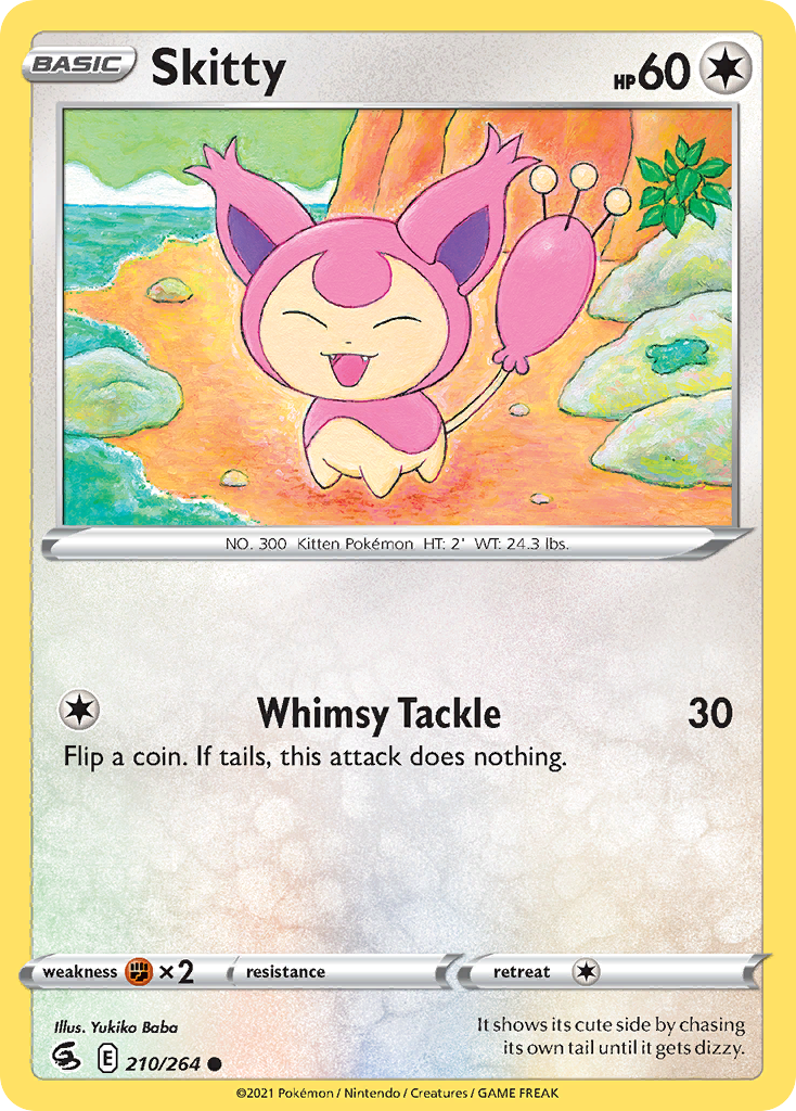 Skitty - 210/264 - Normal - NM - Common - Fusion Strike