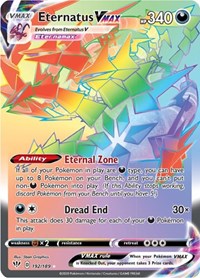 Eternatus VMAX Secret - 192/189 - Holofoil - NM - Secret Rare - Darkness Ablaze