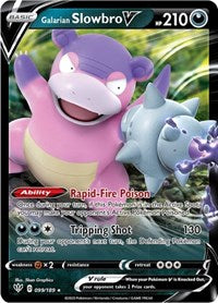 Galarian Slowbro V - 99/189 - Holofoil - NM - Ultra Rare - Darkness Ablaze