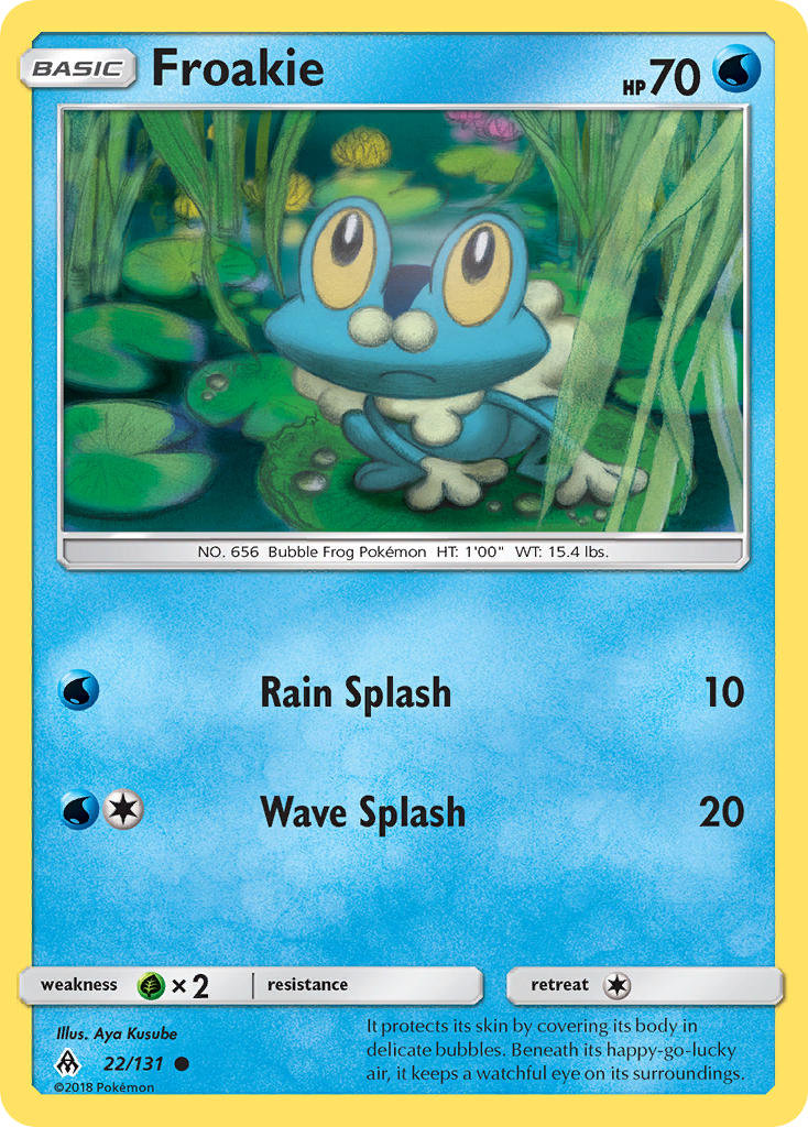 Froakie - 22/131 - Normal - NM - Common - Forbidden Light
