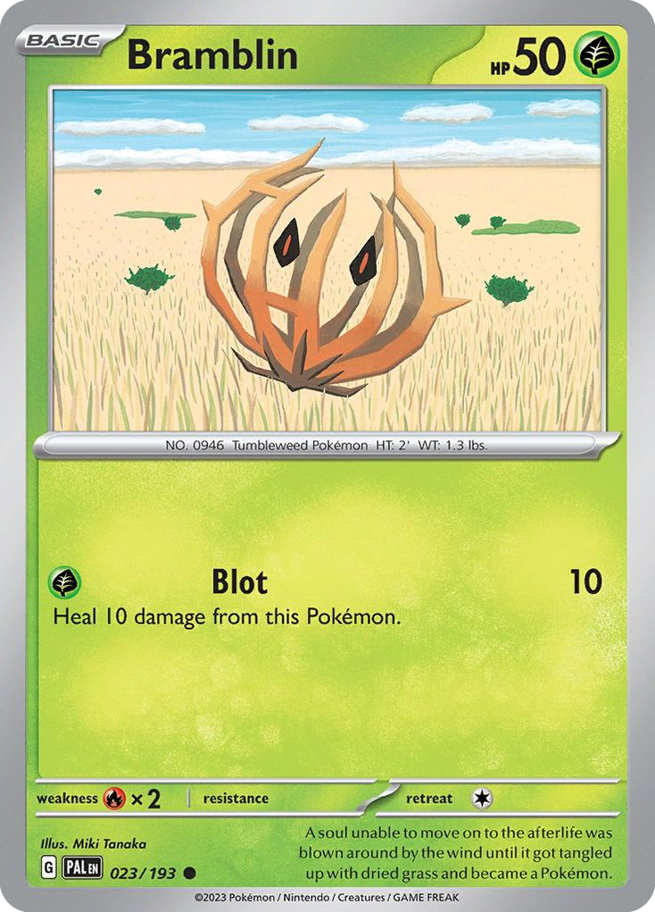 Bramblin - 23/193 - Reverse Holofoil - NM - Common - Paldea Evolved