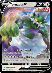 Tornadus V - 124/198 - Holofoil - NM - Ultra Rare - Chilling Reign
