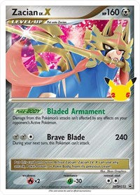 Zacian LV X SWSH135 - SWSH135 - Holofoil - NM - Promo - Sword & Shield Promo