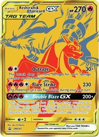 Reshiram and Charizard GX SM247 - SM247 - Holofoil - NM - Promo - Sun & Moon Promo