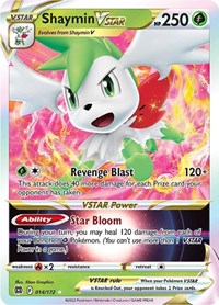 Shaymin VSTAR - 14/216 - Holofoil - NM - Ultra Rare - SWSH09: Brilliant Stars